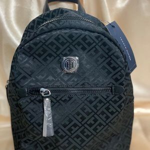 Tommy Hilfiger Mini Black Logo Backpack
